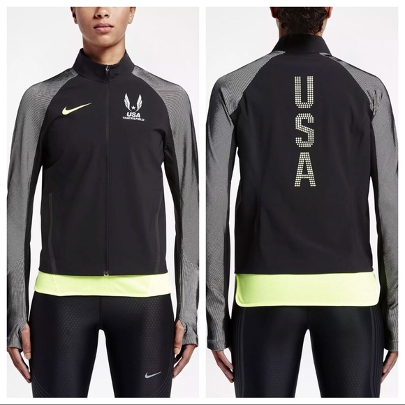 nike track and field jacket